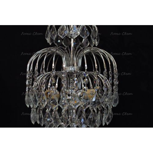 Люстра Хрустальные брызги с подвесом дубик в Симферополе Гусь Хрустальный