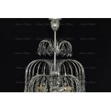 Люстра Хрустальные брызги с подвесом дубик в Симферополе