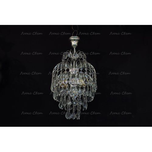 Люстра Хрустальные брызги с подвесом дубик в Симферополе Гусь Хрустальный