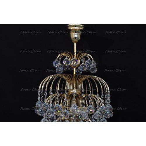 Люстра Хрустальные брызги с подвесом шар 30 мм в Симферополе Гусь Хрустальный