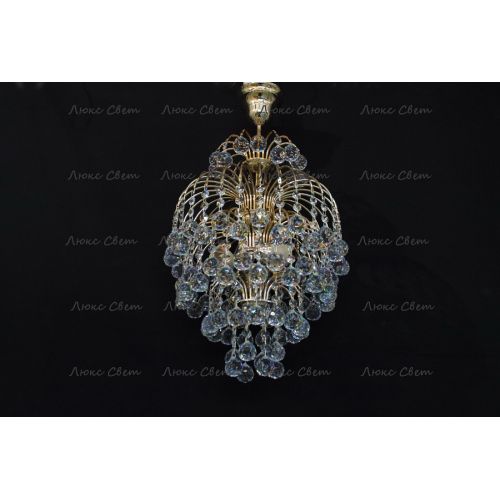 Люстра Хрустальные брызги с подвесом шар 30 мм в Симферополе Гусь Хрустальный