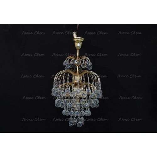 Люстра Хрустальные брызги с подвесом шар 30 мм в Симферополе Гусь Хрустальный