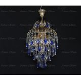 Люстра Хрустальные брызги с подвесом журавлик синий в Симферополе