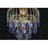 Люстра Хрустальные брызги с подвесом журавлик синий в Симферополе