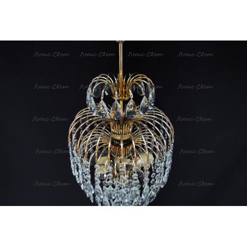 Люстра Хрустальные Брызги с подвесом журавлик в Симферополе Гусь Хрустальный