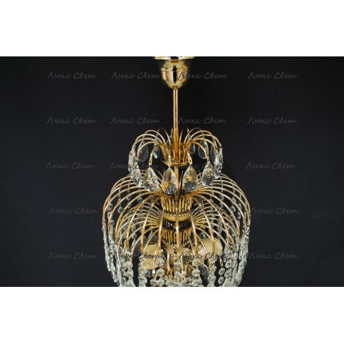 Люстра Хрустальные Брызги с подвесом журавлик в Симферополе Гусь Хрустальный