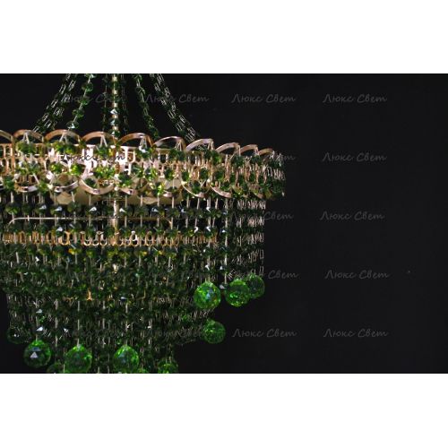 Люстра Натали Софья зеленая в Симферополе Гусь Хрустальный