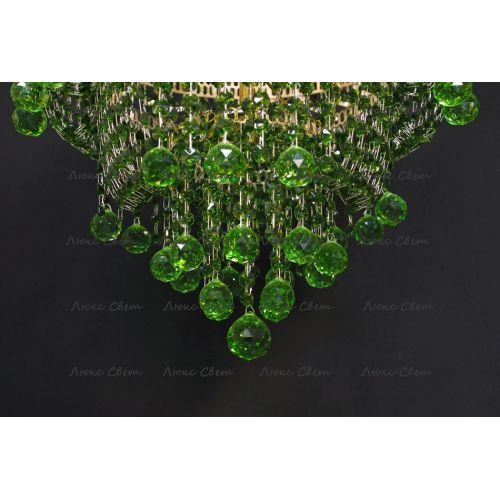 Люстра Натали Софья зеленая в Симферополе Гусь Хрустальный