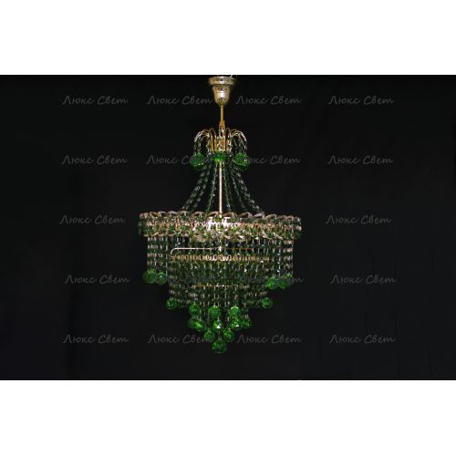 Люстра Натали Софья зеленая в Симферополе Гусь Хрустальный