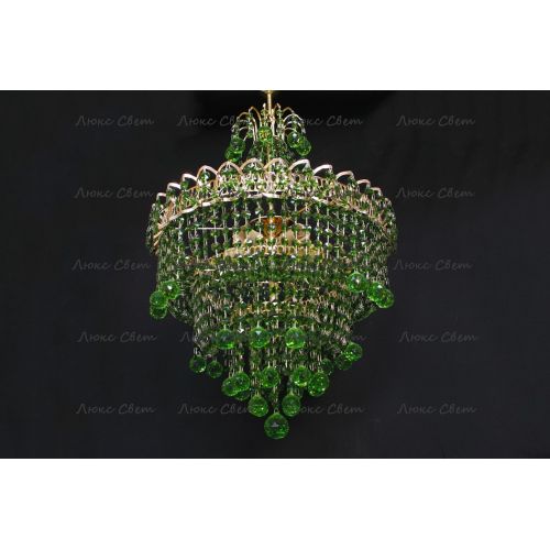 Люстра Натали Софья зеленая в Симферополе Гусь Хрустальный