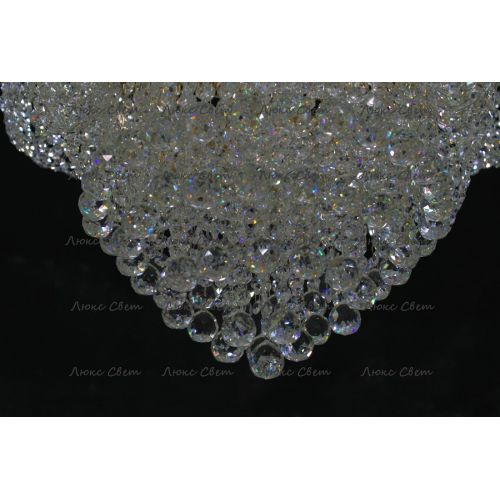 Люстра Лотос с подвесом диаметр 1000 мм высота1500 мм в Симферополе Гусь Хрустальный