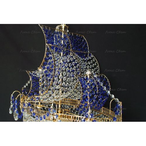 Люстра Корвет синий в Симферополе Гусь Хрустальный