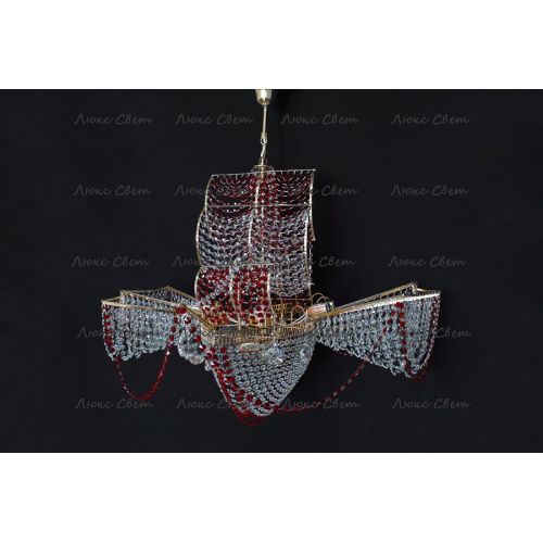 Люстра Летучий Голландец красный в Симферополе Гусь Хрустальный