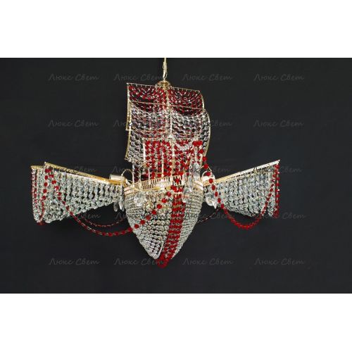 Люстра Летучий Голландец красный в Симферополе Гусь Хрустальный