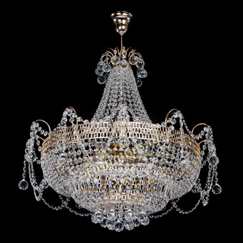 Люстра Агата большая в Симферополе Гусь Хрустальный