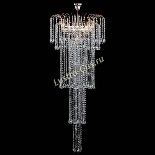 Люстра Агата Каскад №4 длинная в Симферополе Гусь Хрустальный