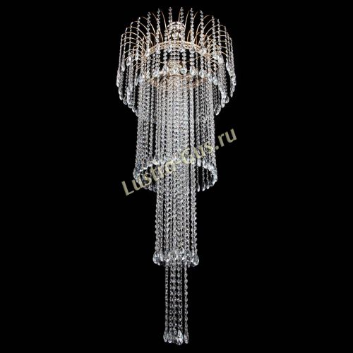 Люстра Агата Каскад №4 длинная в Симферополе Гусь Хрустальный
