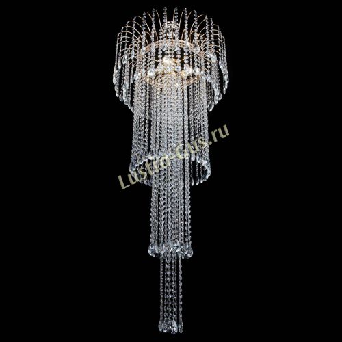 Люстра Агата Каскад №4 длинная в Симферополе Гусь Хрустальный