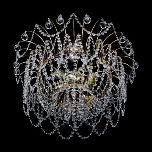 Люстра Агата с подвесом шар 30 в Симферополе Гусь Хрустальный