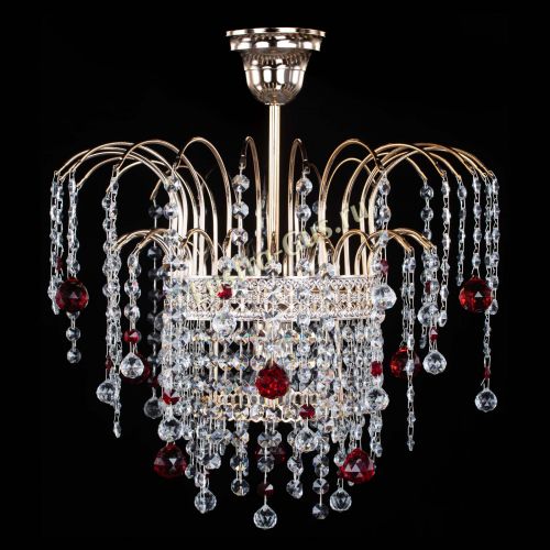 Люстра Агата Венеция №1 красная в Симферополе Гусь Хрустальный