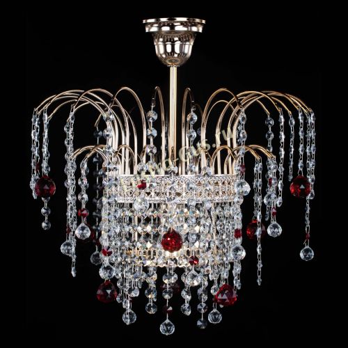 Люстра Агата Венеция №1 красная в Симферополе Гусь Хрустальный