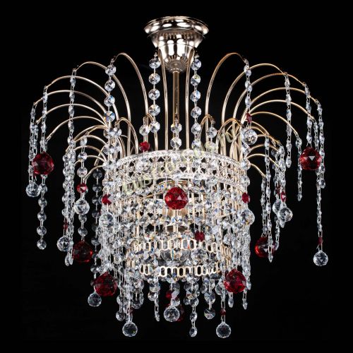 Люстра Агата Венеция №1 красная в Симферополе Гусь Хрустальный