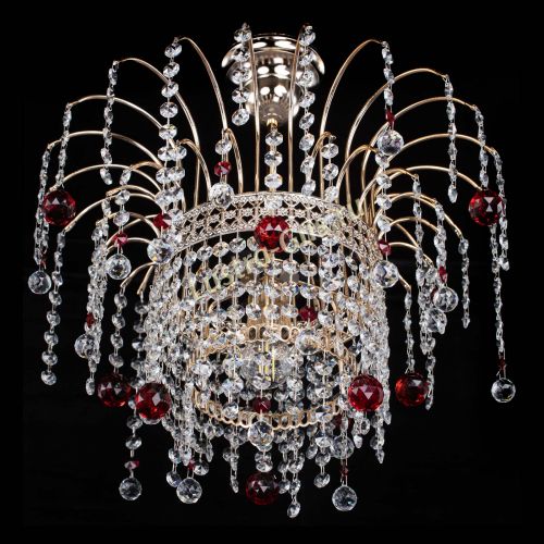 Люстра Агата Венеция №1 красная в Симферополе Гусь Хрустальный