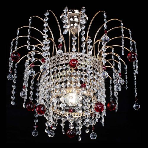 Люстра Агата Венеция №1 красная в Симферополе Гусь Хрустальный