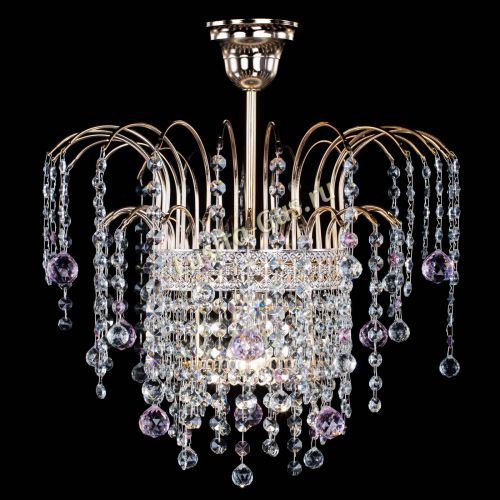 Люстра Агата Венеция №1 розовая в Симферополе Гусь Хрустальный