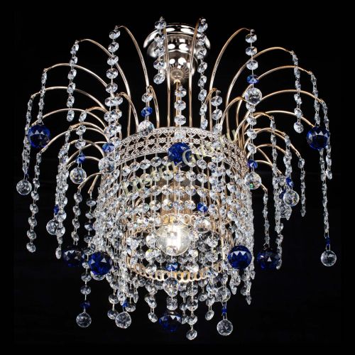 Люстра Агата Венеция №1 синяя в Симферополе Гусь Хрустальный