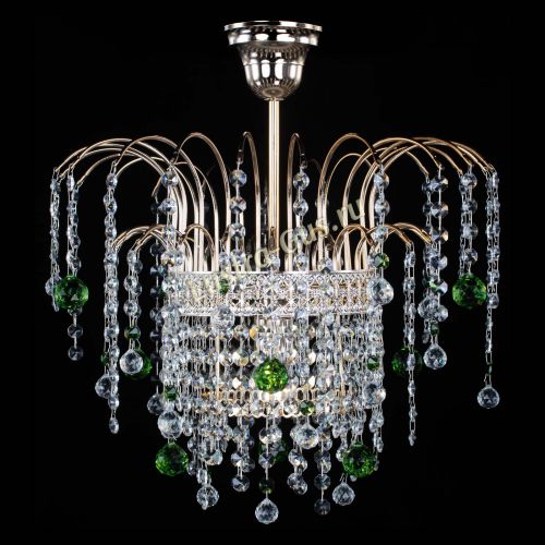 Люстра Агата Венеция №1 зеленая в Симферополе Гусь Хрустальный