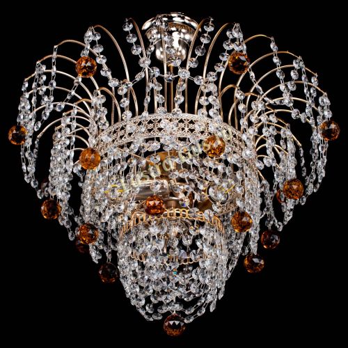 Люстра Агата Венеция №2 - 3 лампы чайная в Симферополе Гусь Хрустальный