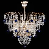 Люстра Агата Венеция №2 - 3 лампы синяя в Симферополе