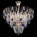 Люстра Агата Венеция №2 - 3 лампы синяя в Симферополе