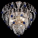 Люстра Агата Венеция №2 - 3 лампы синяя в Симферополе