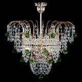 Люстра Агата Венеция №2 - 3 лампы зеленая в Симферополе