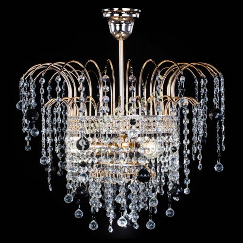 Люстра Агата Венеция №3 черная в Симферополе Гусь Хрустальный