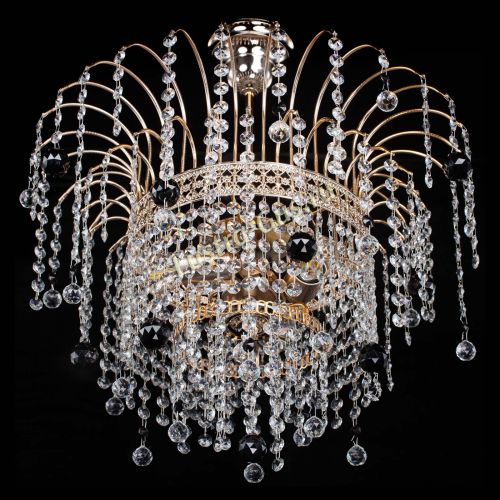 Люстра Агата Венеция №3 черная в Симферополе Гусь Хрустальный