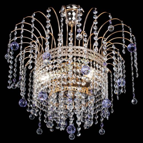 Люстра Агата Венеция №3 фиолетовая в Симферополе Гусь Хрустальный