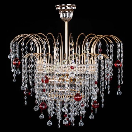 Люстра Агата Венеция №3 красная в Симферополе Гусь Хрустальный
