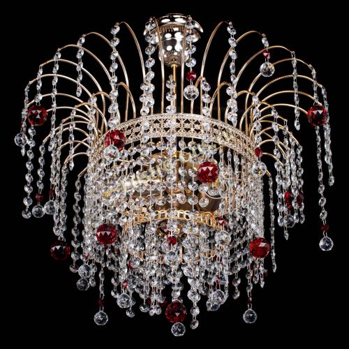Люстра Агата Венеция №3 красная в Симферополе Гусь Хрустальный