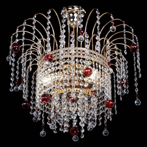 Люстра Агата Венеция №3 красная в Симферополе Гусь Хрустальный