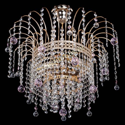 Люстра Агата Венеция №3 розовая в Симферополе Гусь Хрустальный