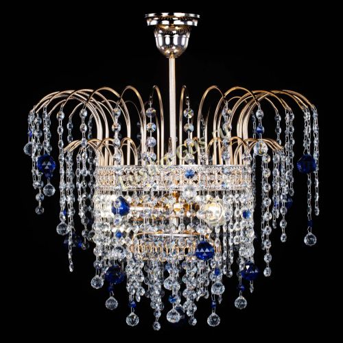 Люстра Агата Венеция №3 синяя в Симферополе Гусь Хрустальный