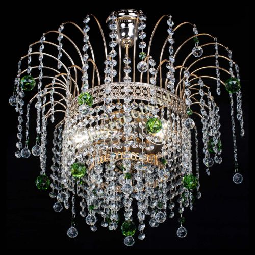 Люстра Агата Венеция №3 зеленая в Симферополе Гусь Хрустальный
