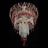 Люстра Агата Венеция №4 длинная Красная в Симферополе