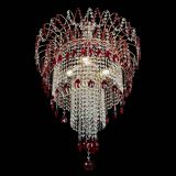 Люстра Агата Венеция №4 длинная Красная в Симферополе