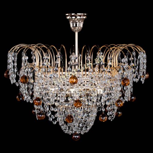 Люстра Агата Венеция №4 шар чайная в Симферополе Гусь Хрустальный