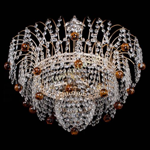 Люстра Агата Венеция №4 шар чайная в Симферополе Гусь Хрустальный