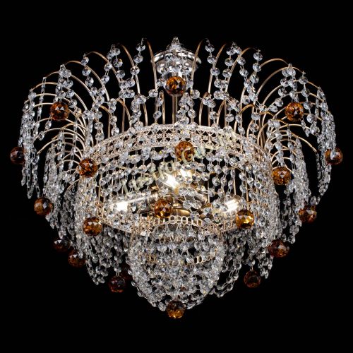 Люстра Агата Венеция №4 шар чайная в Симферополе Гусь Хрустальный